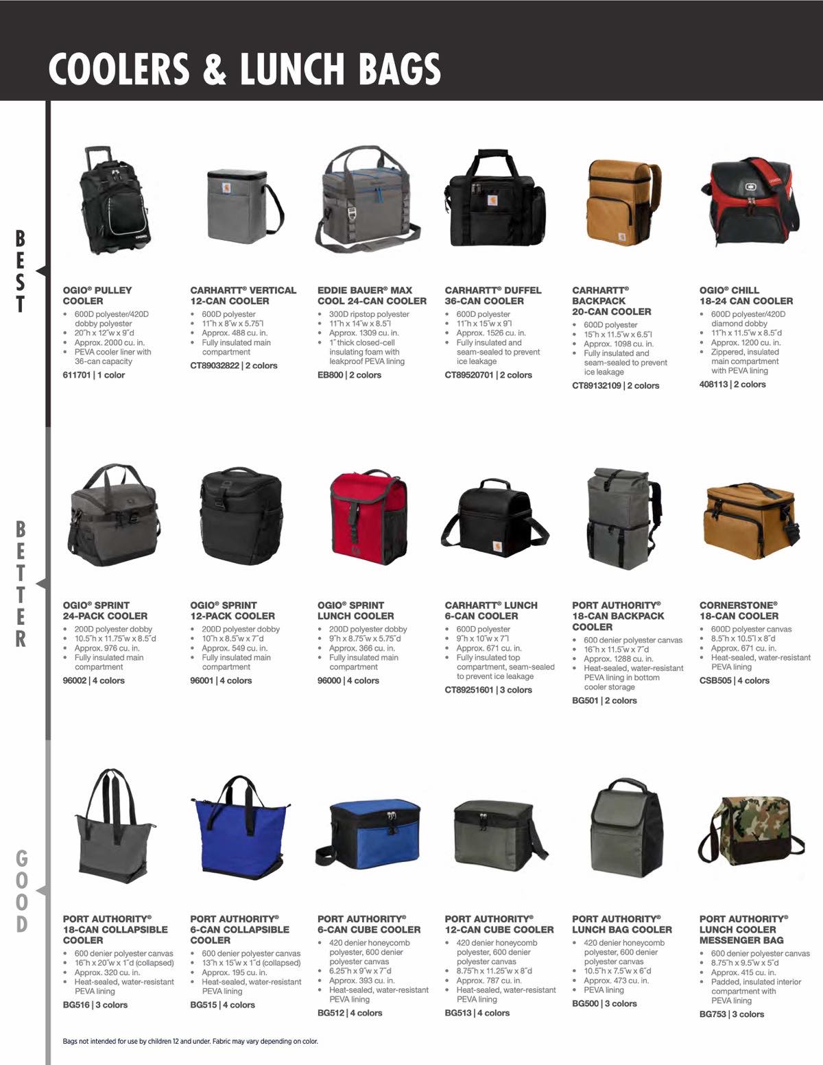 bags navigator, coolers & lunch bags